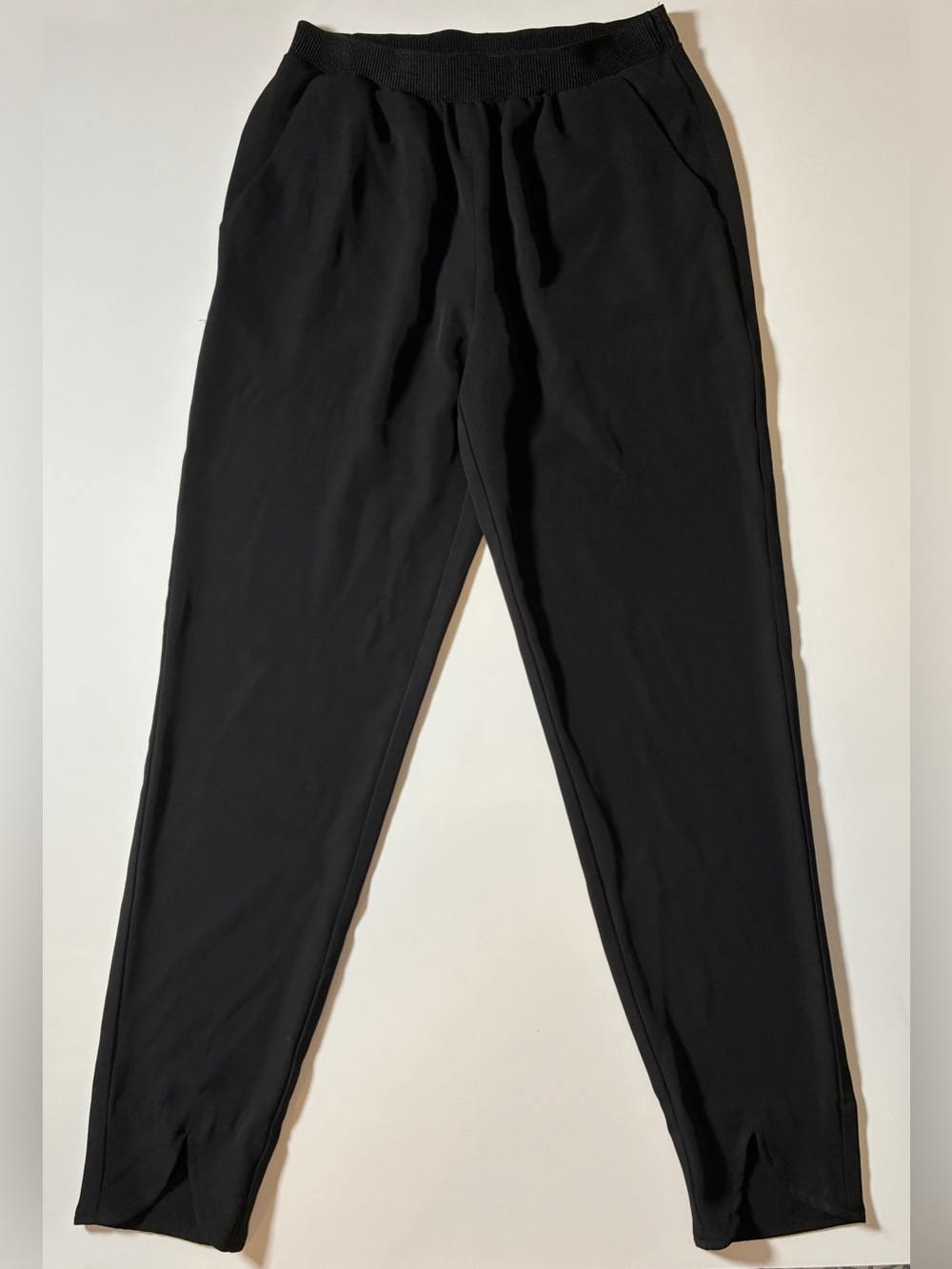H&M Black Tapered Jogger Trousers | Size 4